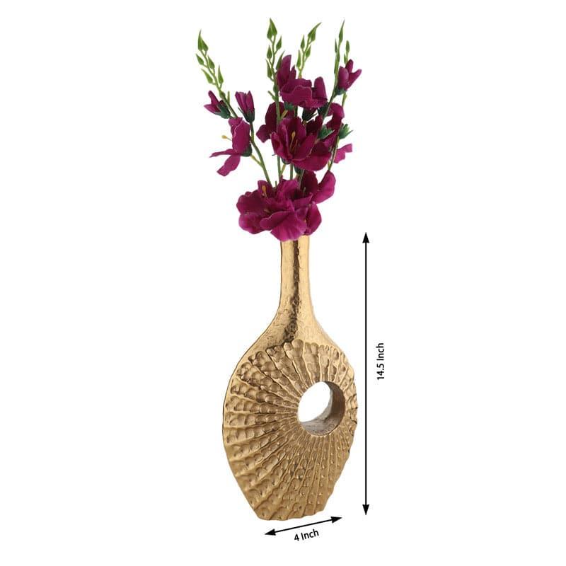 Web Wrap Vase - Gold media 5