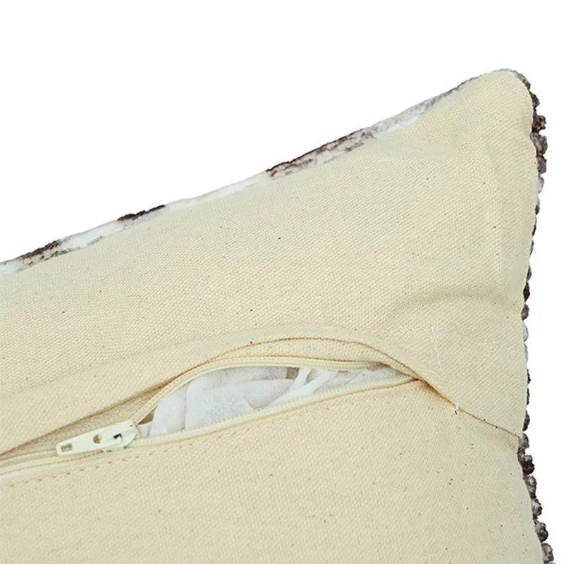 PetalReverie Cushion Cover (Coffee) - Set Of Three media 6