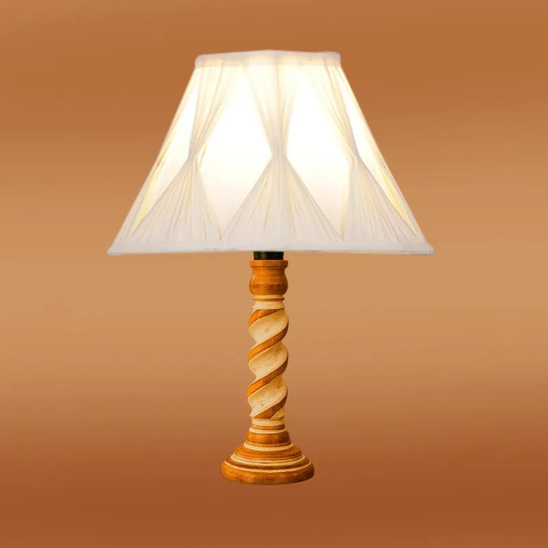 Modera Orel Wooden Table Lamp - Ivory media 6