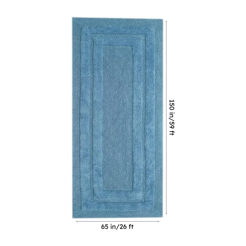 PureStep Cotton Runner Rug - Light Blue - 10