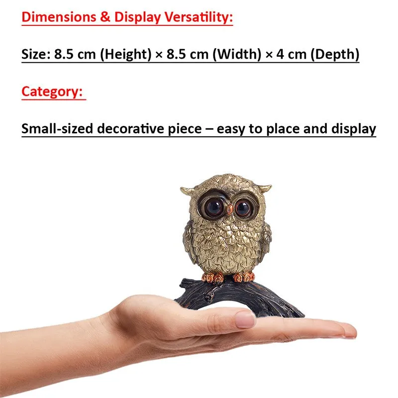 Owlette I Showpiece - Gold media 7