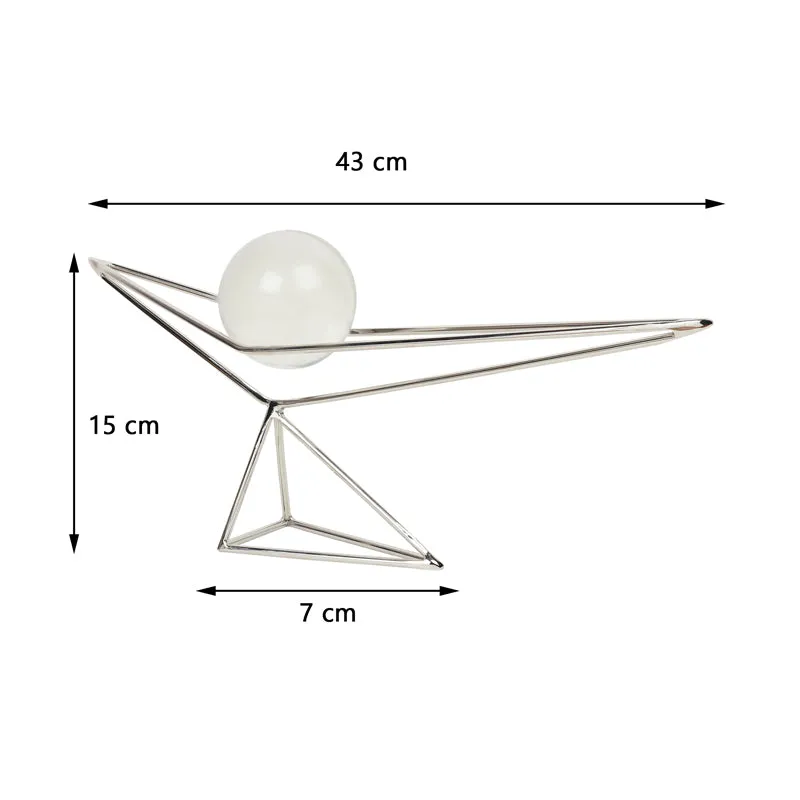 Crystal Orbus Nixo Showpiece - Golden media 6