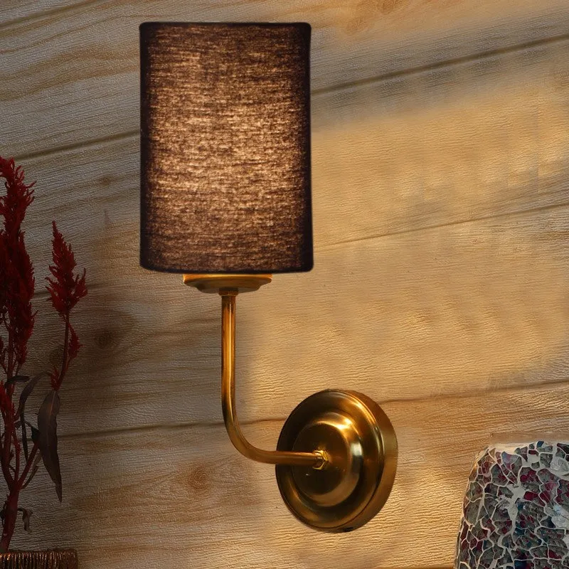 Lumoire Metal Wall Lamp - Gold,Black media 1