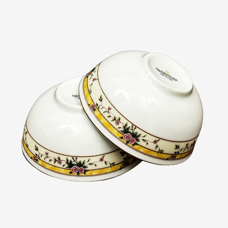 Yesenia 24k Gold Brushed Porcelain Dinner Set - 21 Piece Set media 6