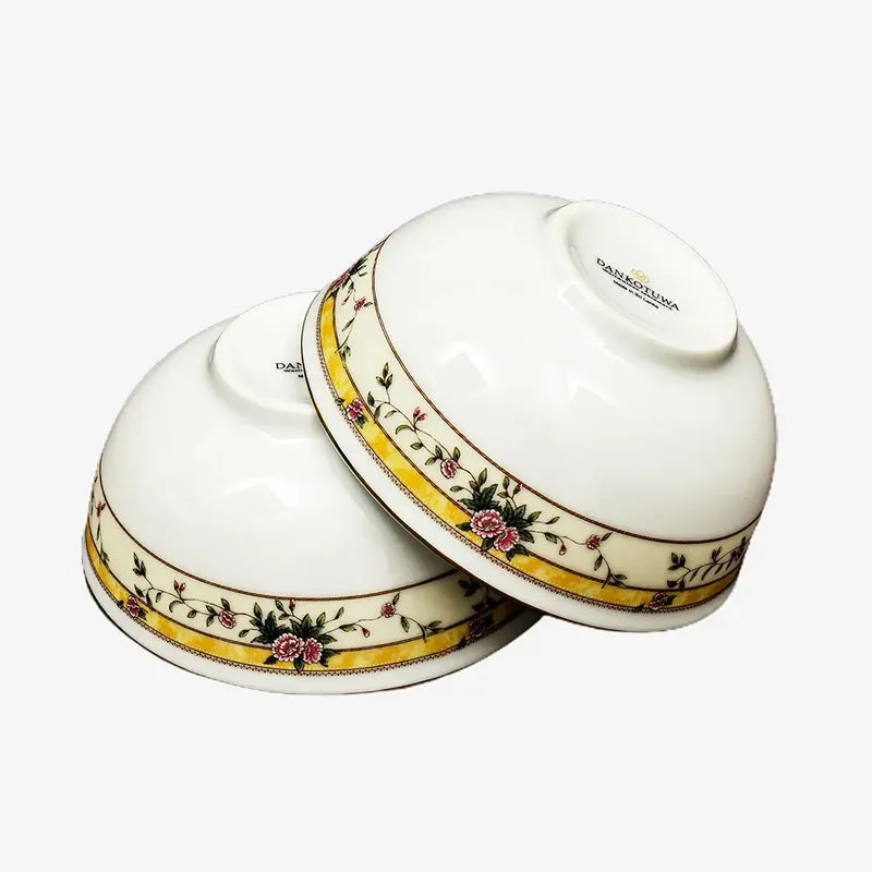 Yesenia 24k Gold Brushed Porcelain Dinner Set - 21 Piece Set media 6