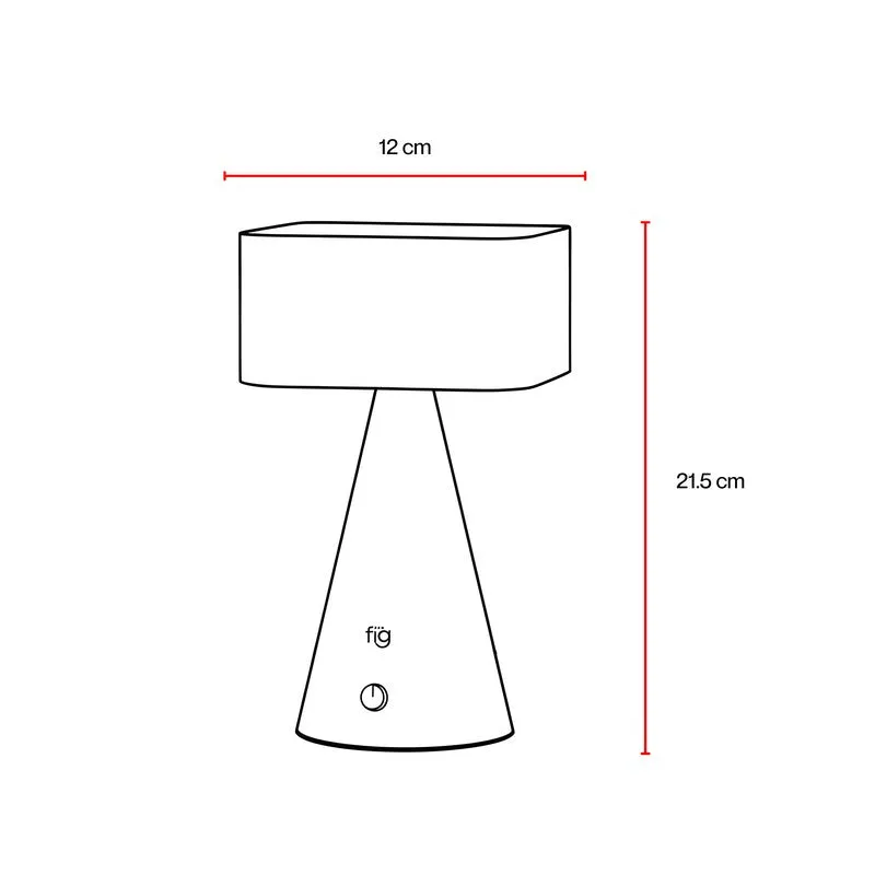 Fig Living Chrome Portable Stainless Steel Table Lamp - Silver media 16