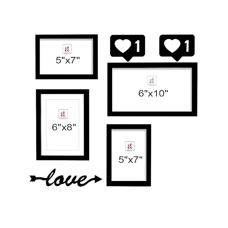 Cupids Canvas Plastic Photo Frame - Set Of Seven media 4