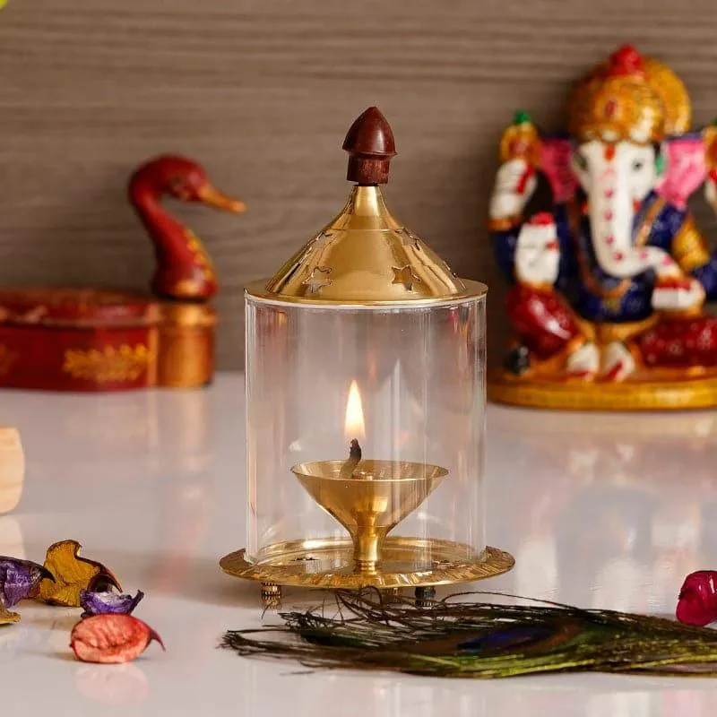 Dalaja Brass Diya - Small media 1