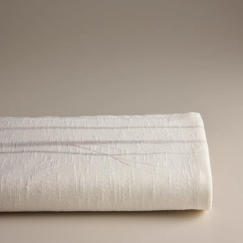 Rang Mahal Cotton Bath Towels - Off White,Grey media 3