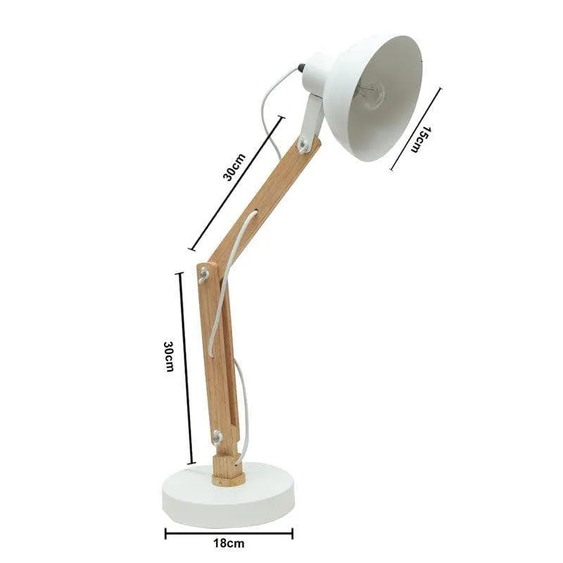 Utility Architect Table Lamp - White media 4
