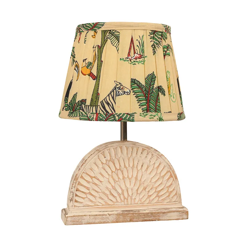 Half Carve Fauna Cotton Table Lamp media 4