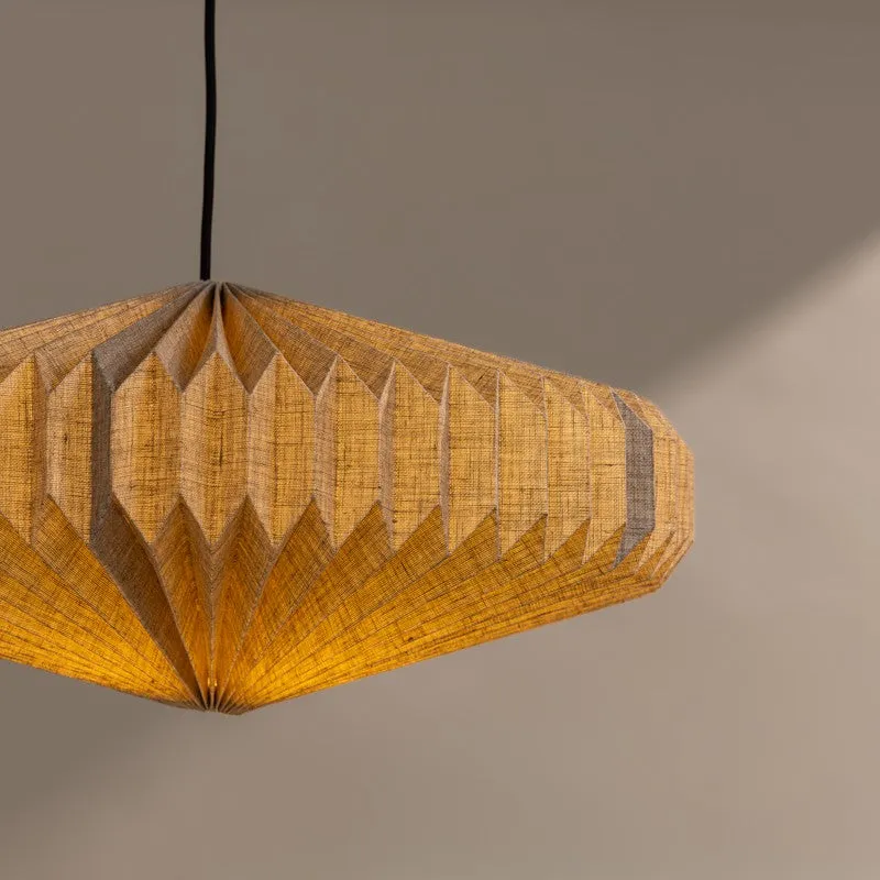 Fig Living Oblong Paper Ceiling Lamp - Grey media 7