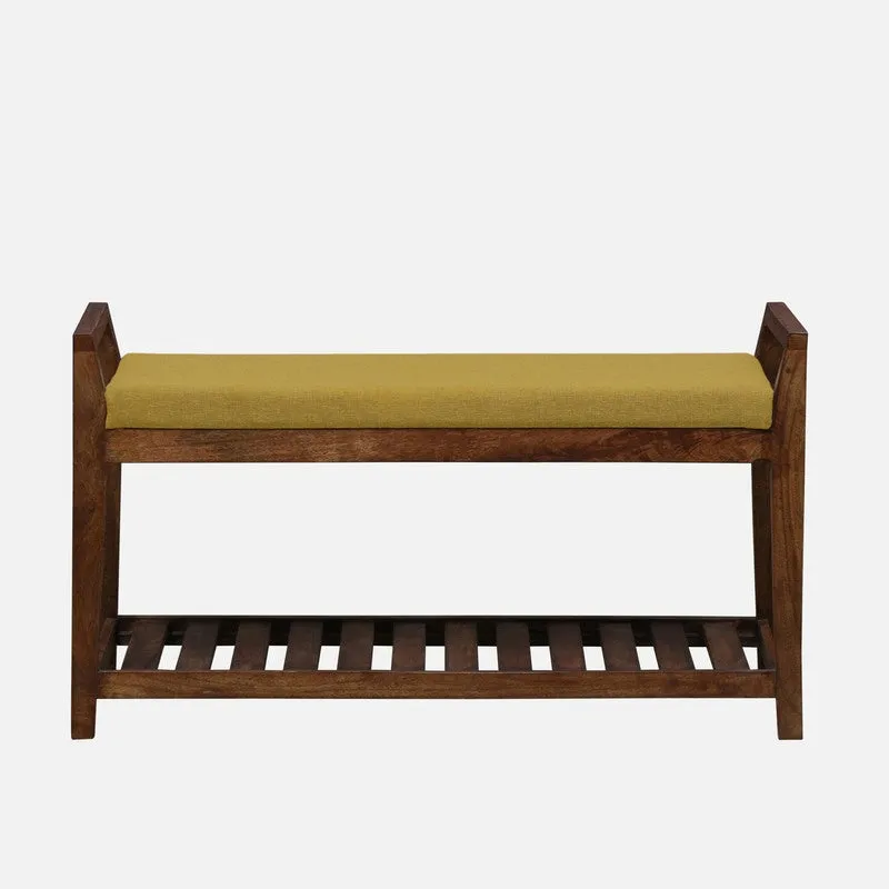 Drift Mango Wood Shoe Rack - Yellow media 4