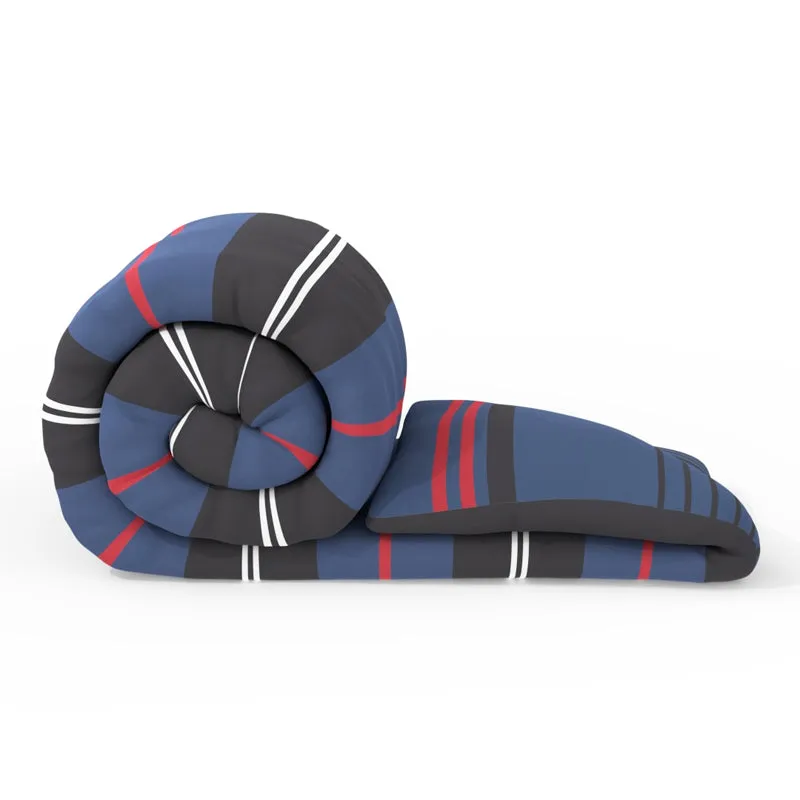 Nautica Stripe Symphony Comforter (Navy) - 130 GSM media 5