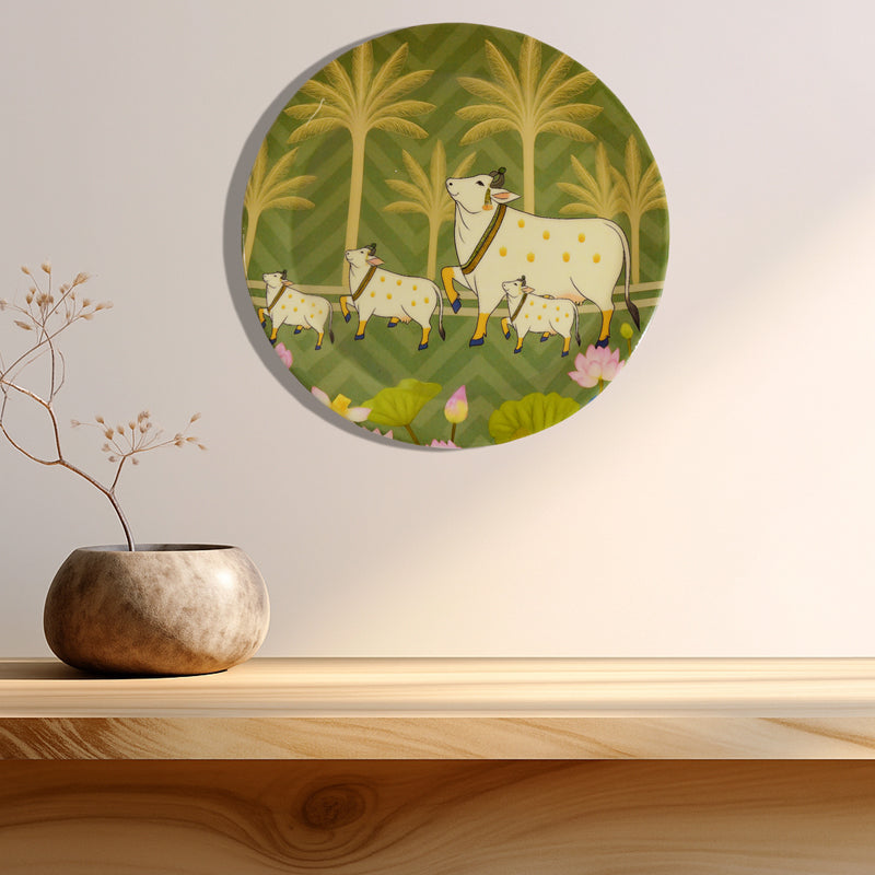 Kamadhenu Herd Wall Plate