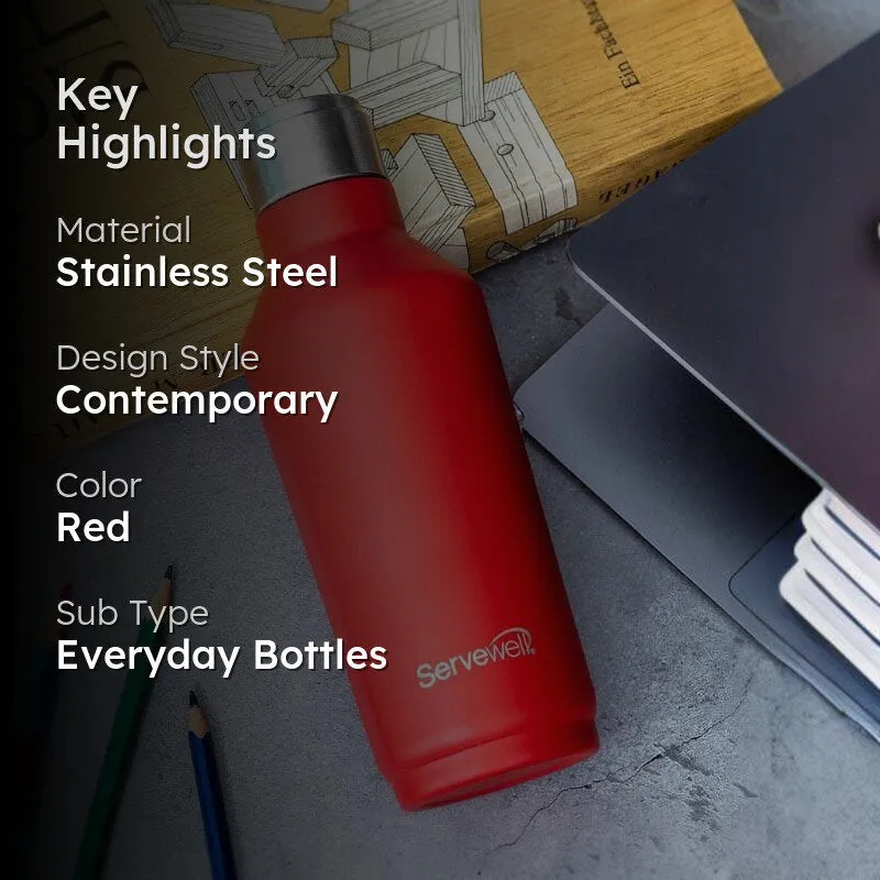 Steel Chill Bottle (675 mL) - Fuji Red media 2