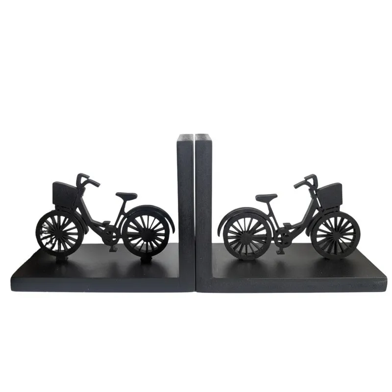 Wheelor Wooden Book End - Set of Two media 3