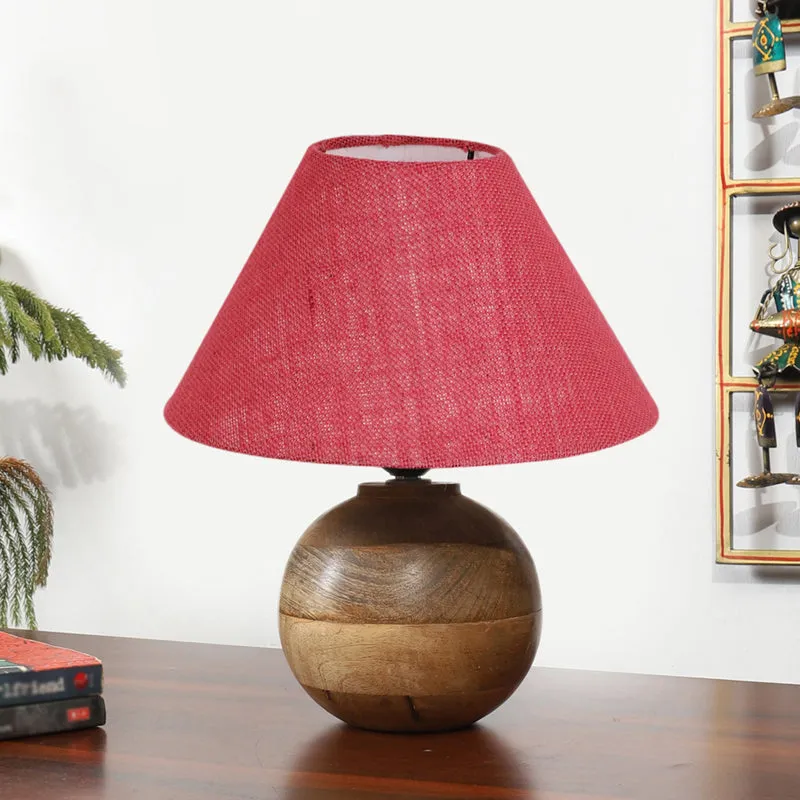 Sienna II Orb Jute Table Lamp - Pink,Brown media 3