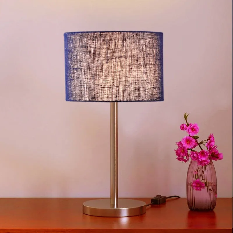 Noctra Dusk Glow Metal Table Lamp - Blue media 3