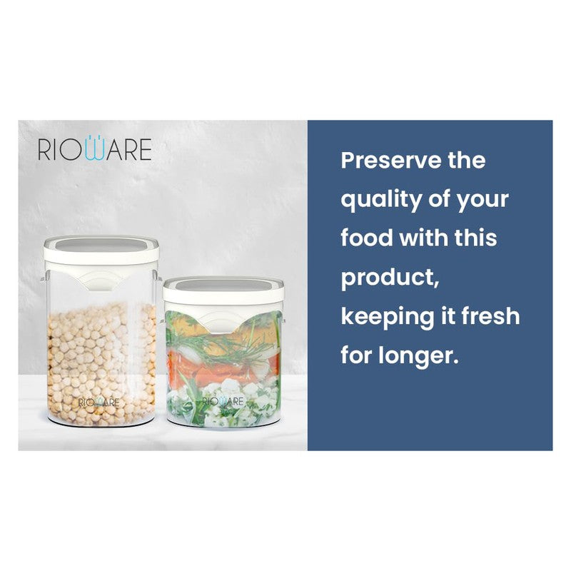 Rioware Fresh Lume Borosilicate Glass Jar (450 mL Each) - Set Of Six media 4
