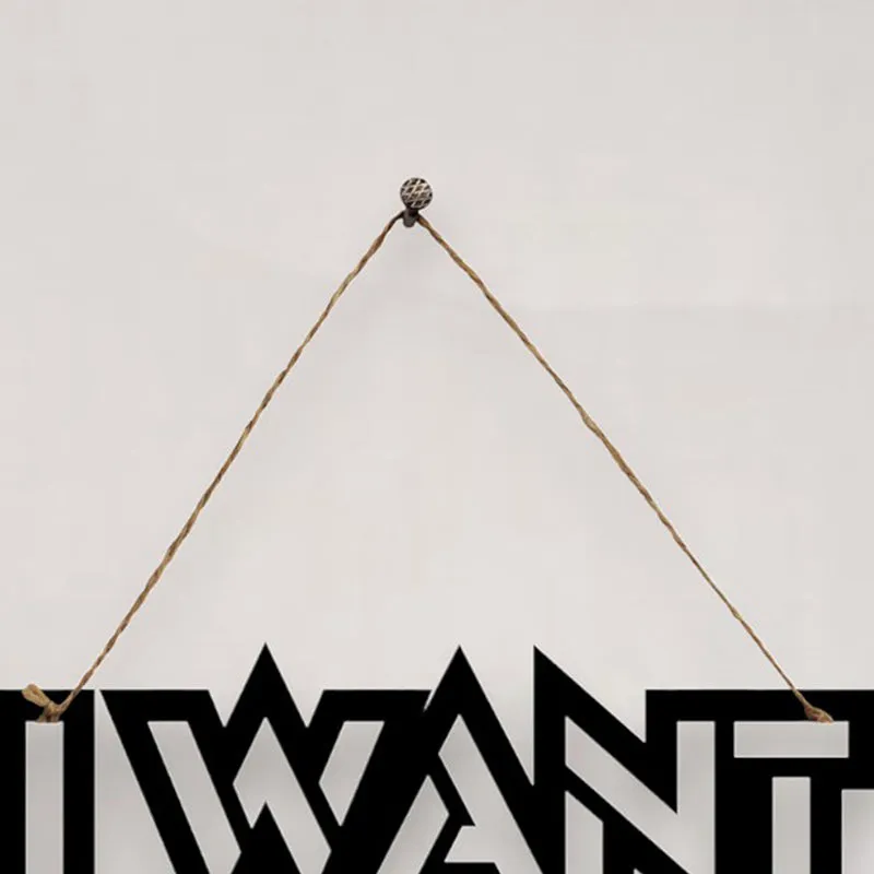 I Want It All Mild Steel Wall Accent media 4