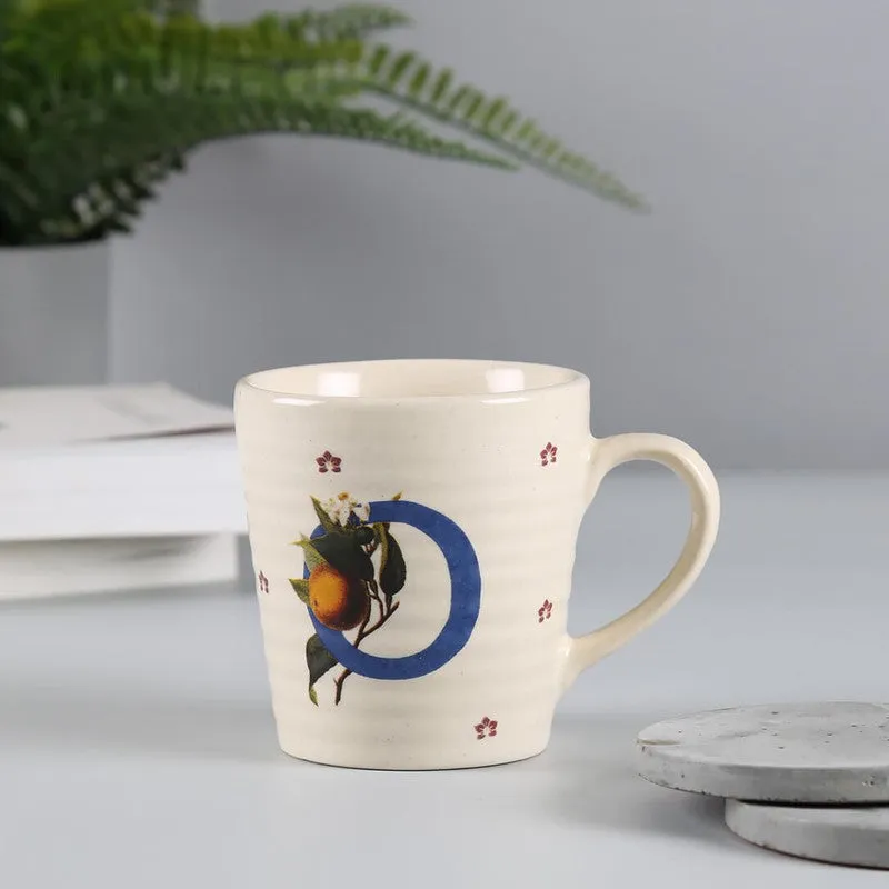 India Circus Orange Orchids Coffee Mug (300 mL) media 1