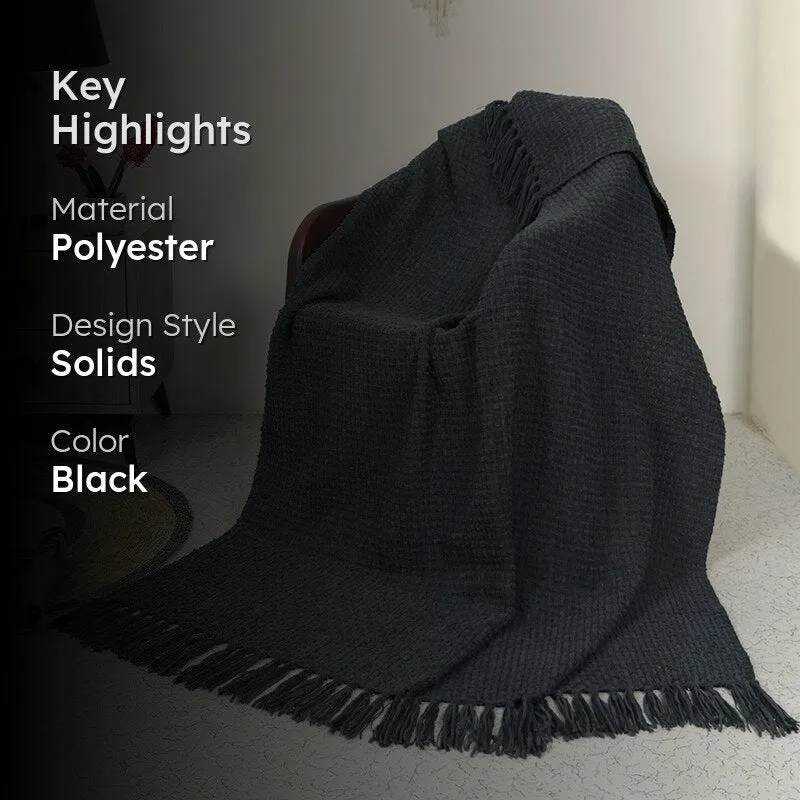 Cozy Loom Throw - Blue media 2