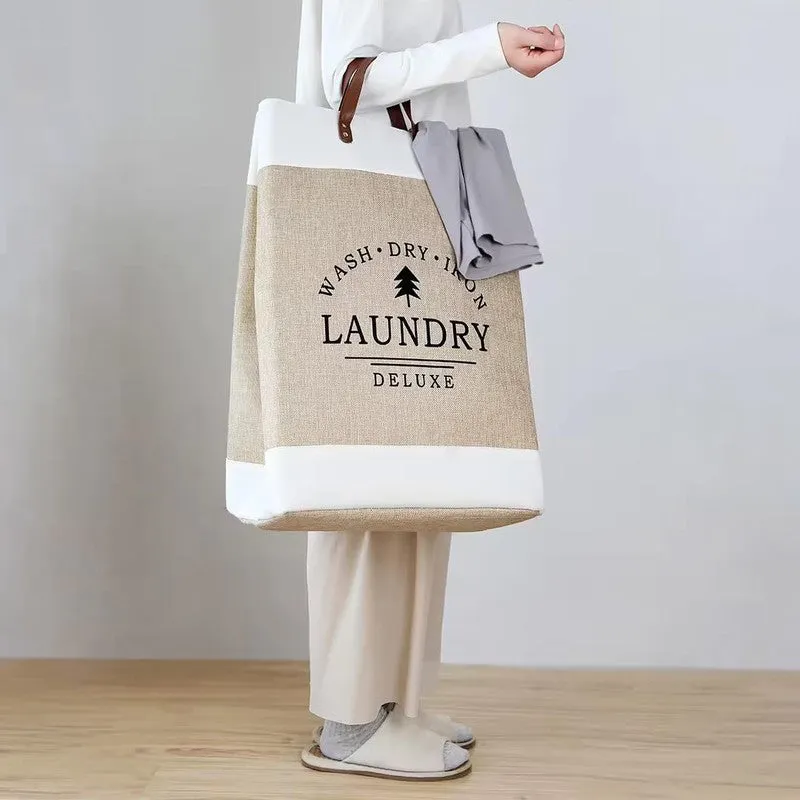 WashNest Linen Laundry Basket media 5