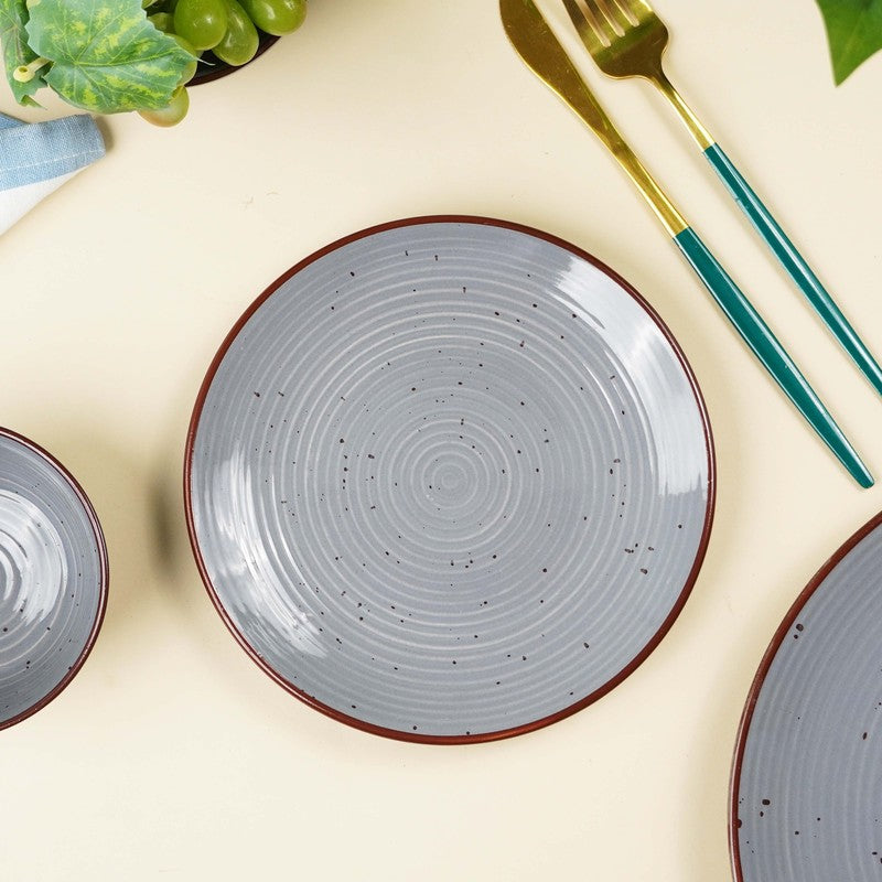 Pebble Grey Ceramic Dinner Set - 18 Piece Set media 6