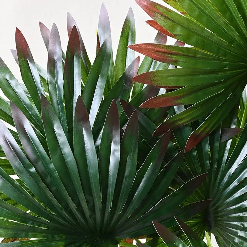 Faux Everlasting Areca Plant With Black Plastic Pot - 64 cm (2.1 ft) media 3