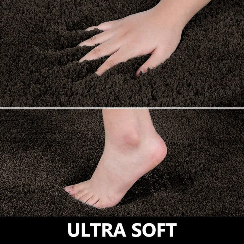 BathEase Anti Skid Bath Mats - Brown media 8