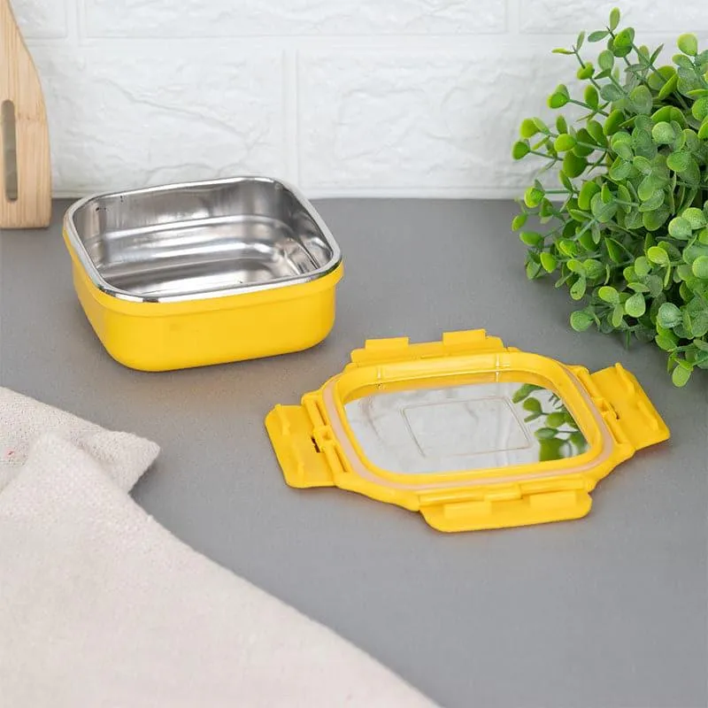 Fresh Savour Microwave Safe Lunch Box (Yellow) - 300 mL media 4
