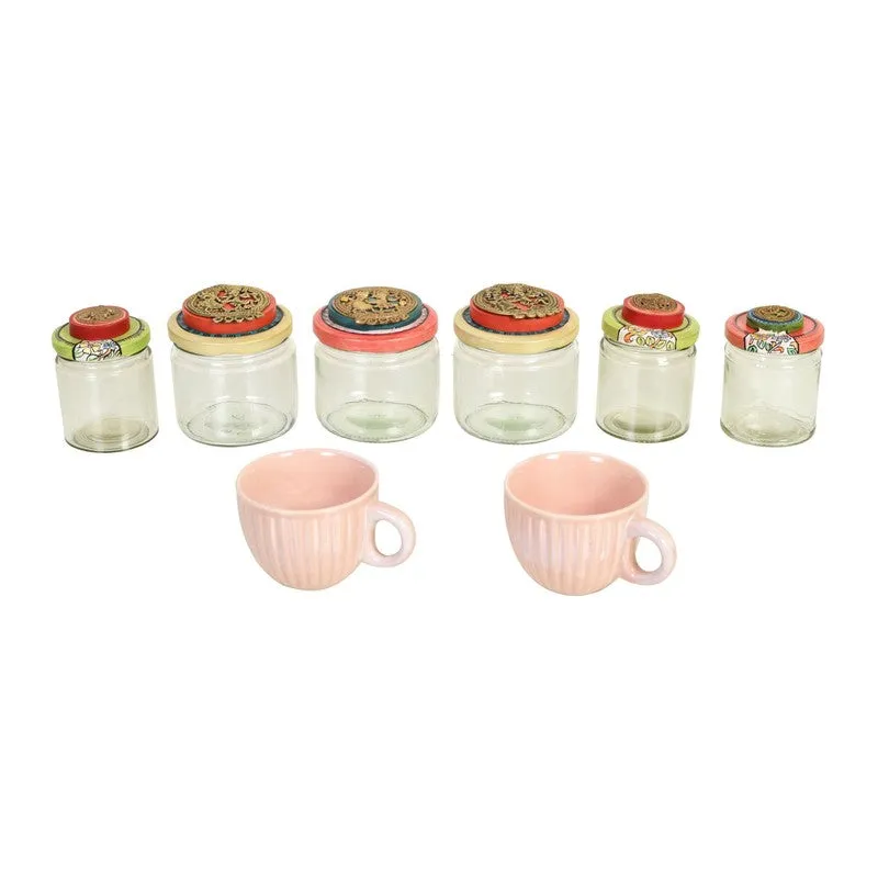 Folkza Decorative Jars & Cups with Tray media 8