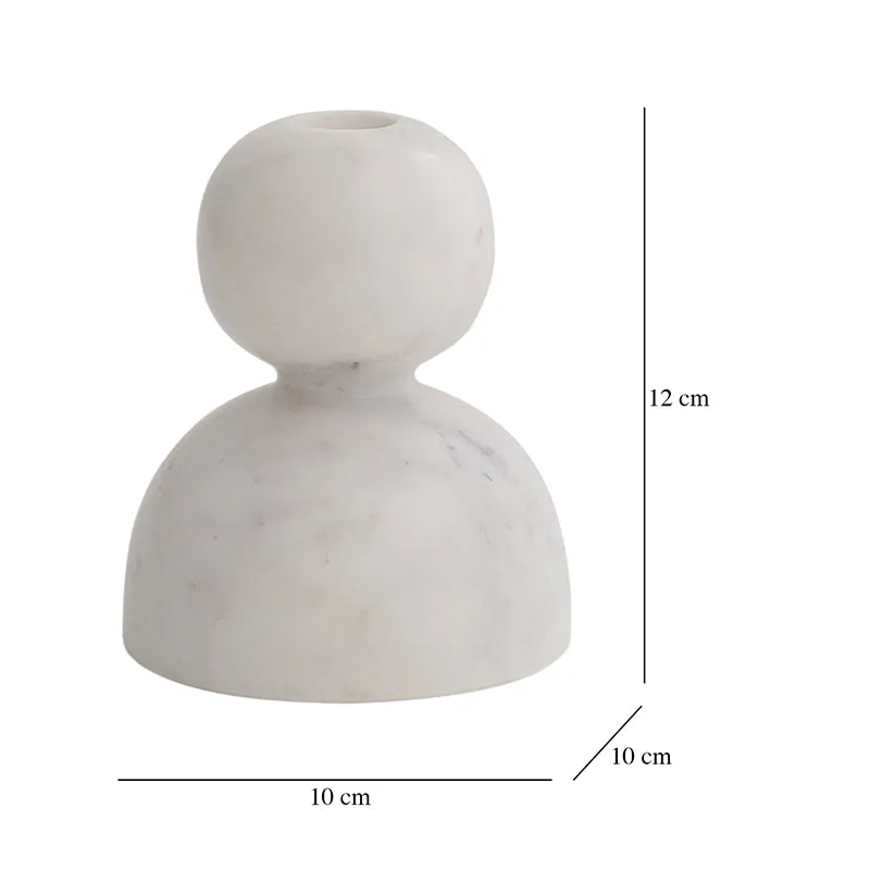 Alabaster Flame Marble Candle Holder media 8