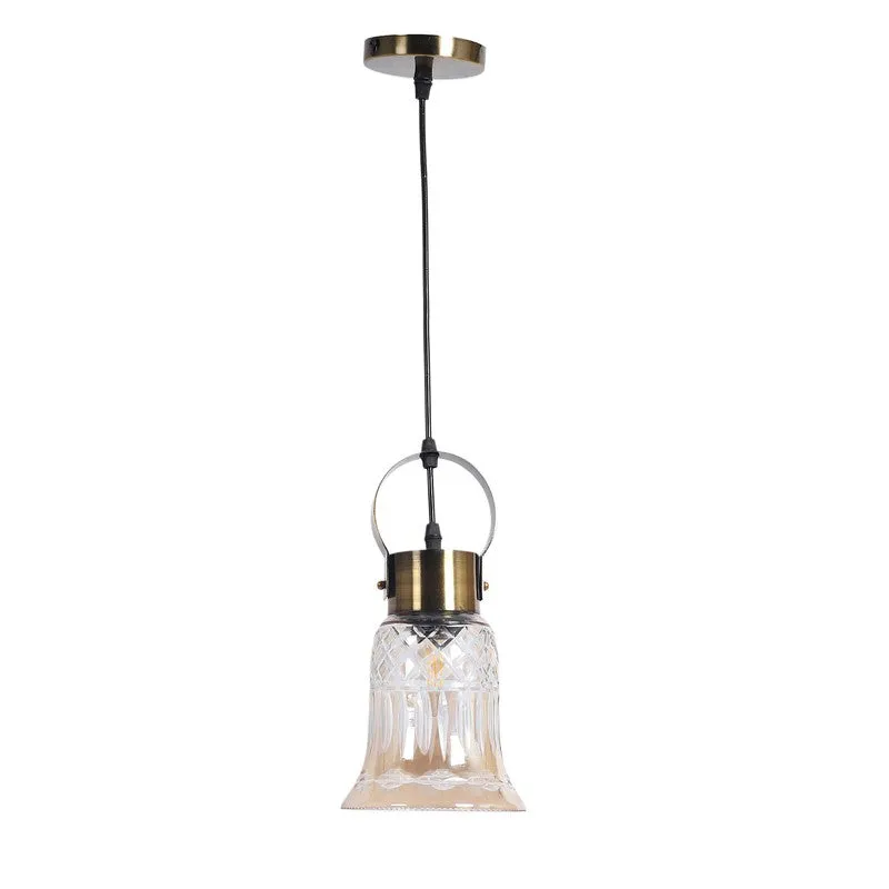 Aurora Faceted Pendant Glass Ceiling Lamp media 5