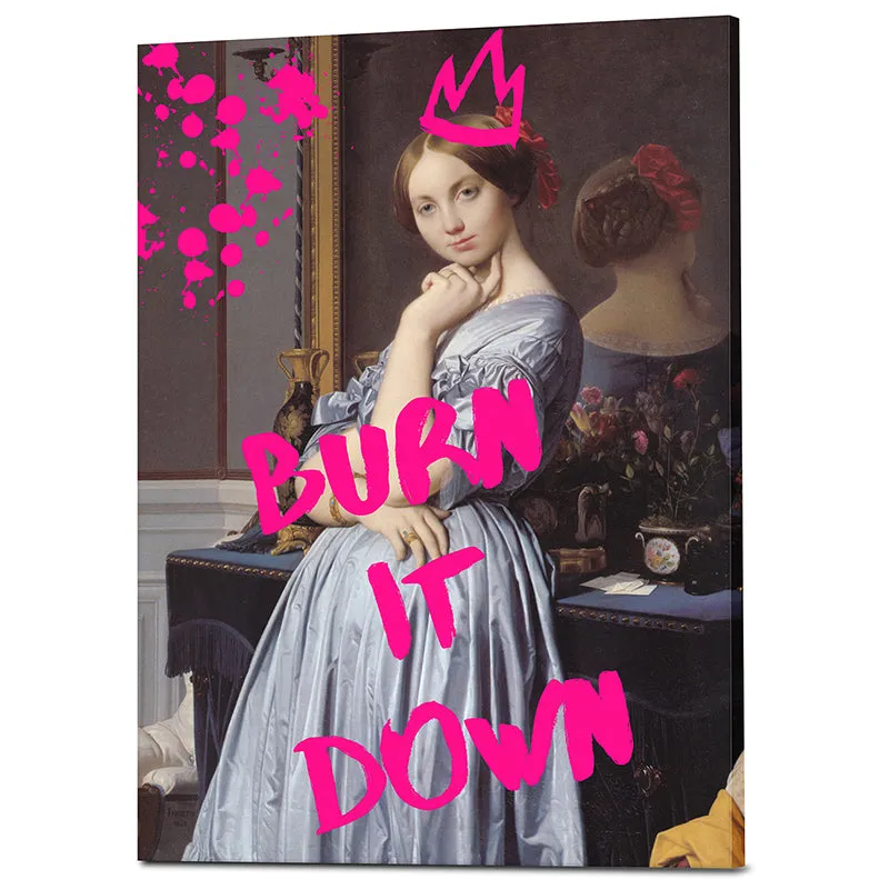 Burn It Down Wall Art media 3