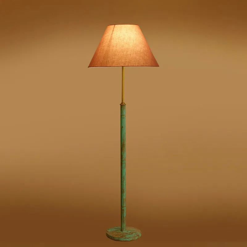 Canyon Glow Wooden Floor Lamp - Grey media 7