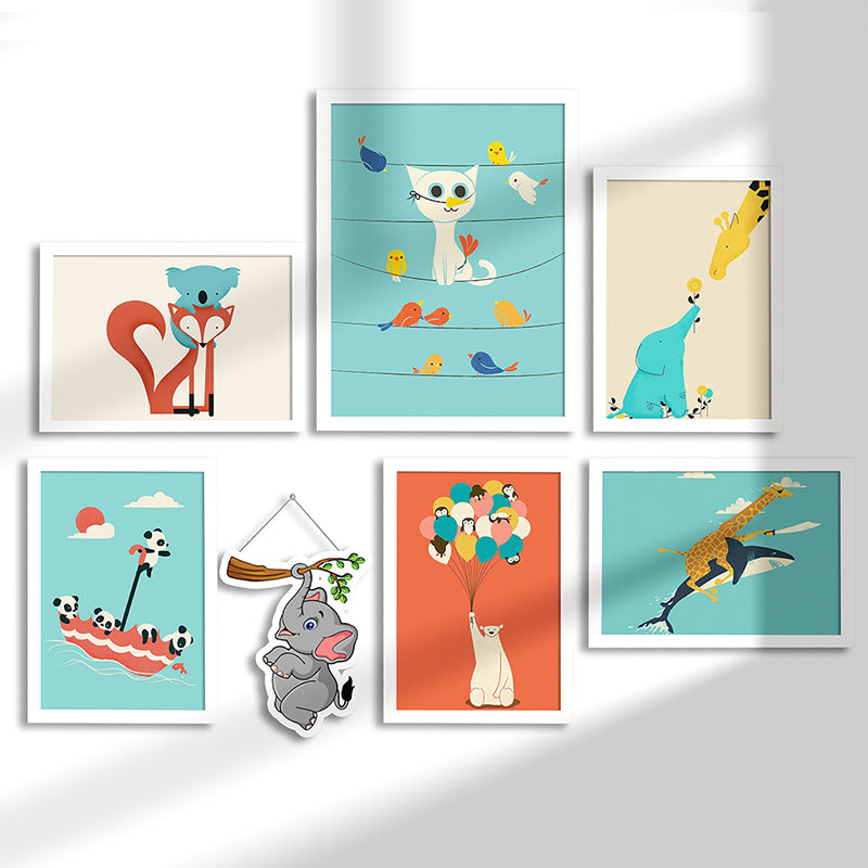 Vibrant Comics Wall Art - Set Of Seven media 3
