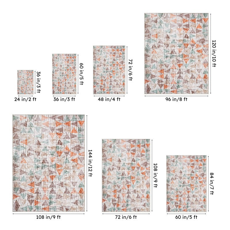 Isaac Geometric Carpet - Brown media 12