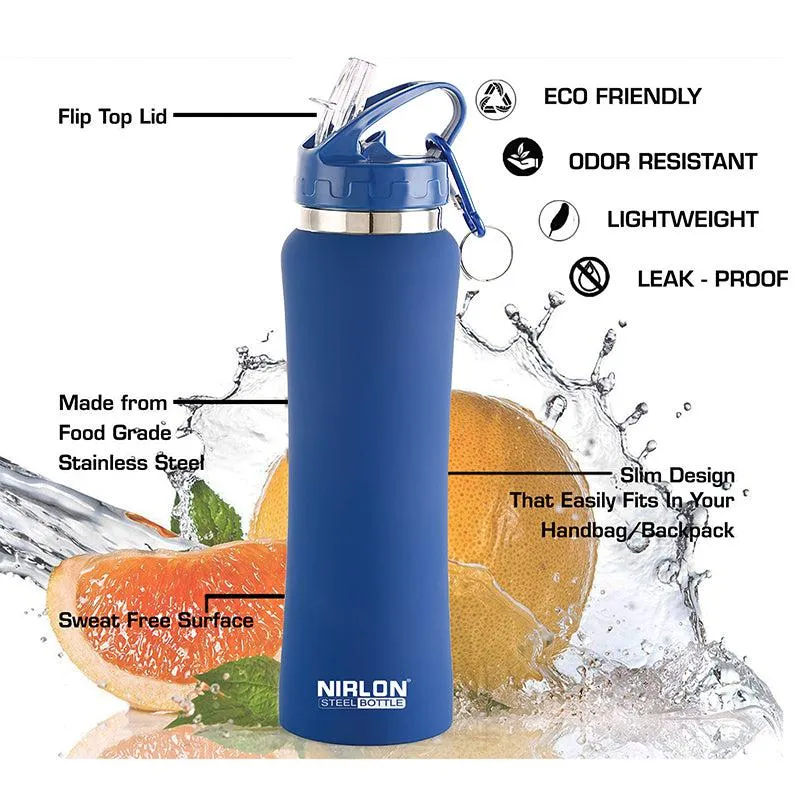 Valento Sipper Water Bottle (Blue) - 750 mL media 3