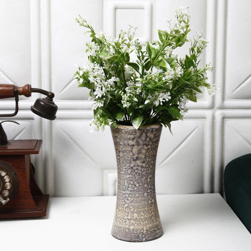 Faux White Lavender Leaf Bunch - Set Of Two