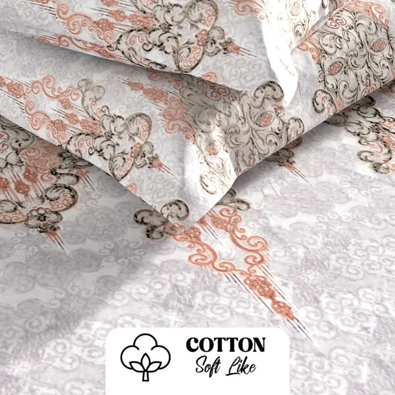 Deyricon Bedsheet (Peach) - 115 GSM media 5