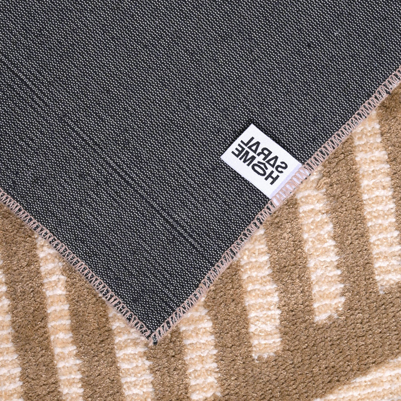 Aneeta Soft Pile Anti-Skid Polyester Carpet - Beige media 6