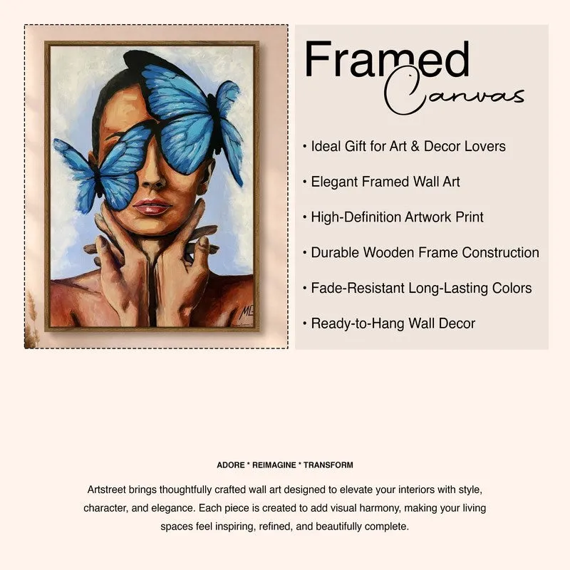 Winged Empress Canvas Wall Art With Frame media 6