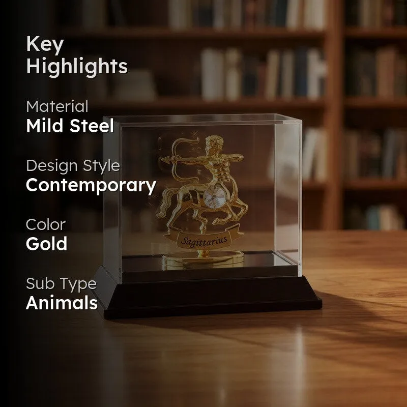 Golden Archery 24K Gold Plated Mild Steel Showpiece media 2