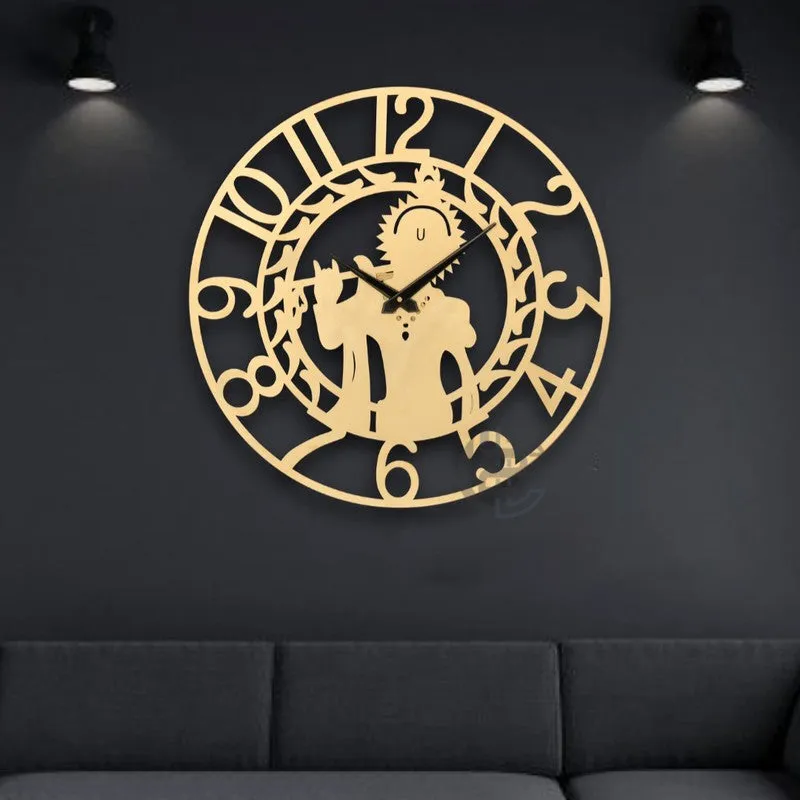 Signal Silent Wall Clock - Gold media 6