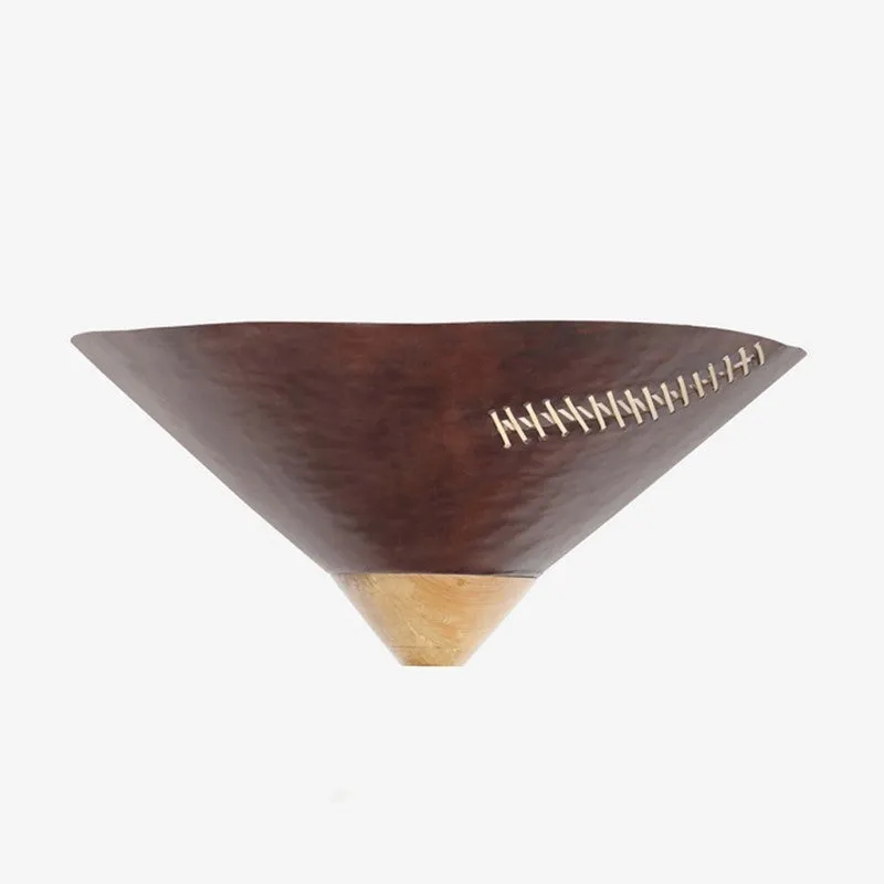 Orange Tree Fukan Mango Wood Wall Lamp media 2