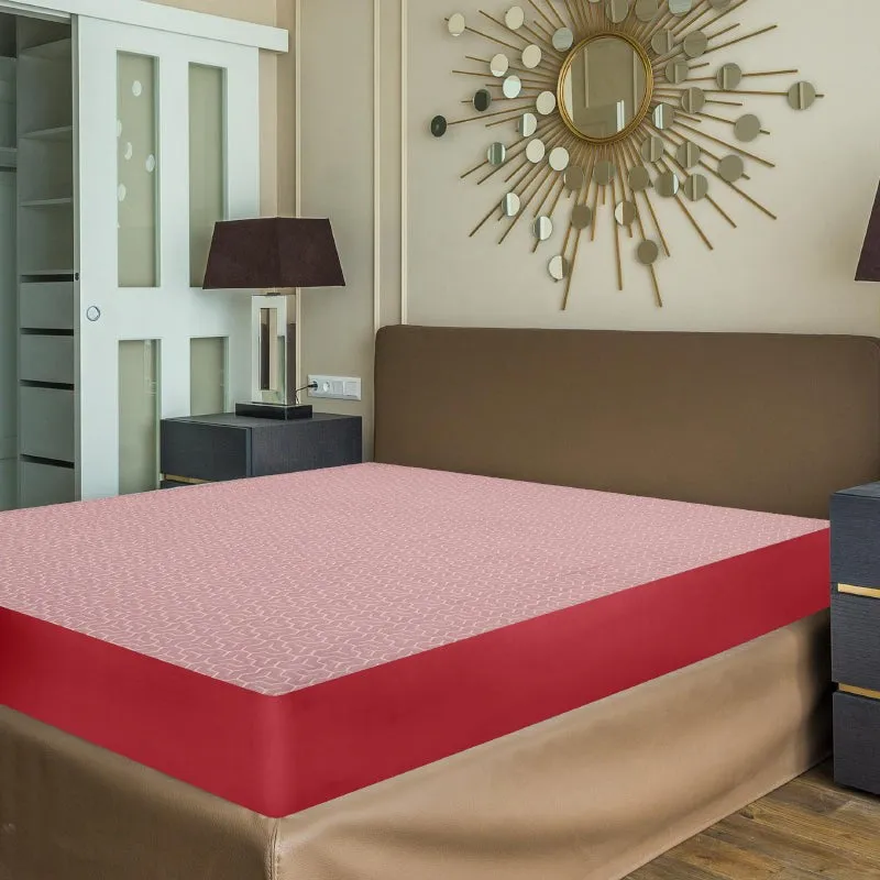 Oswal Mattress Protector - Red media 1