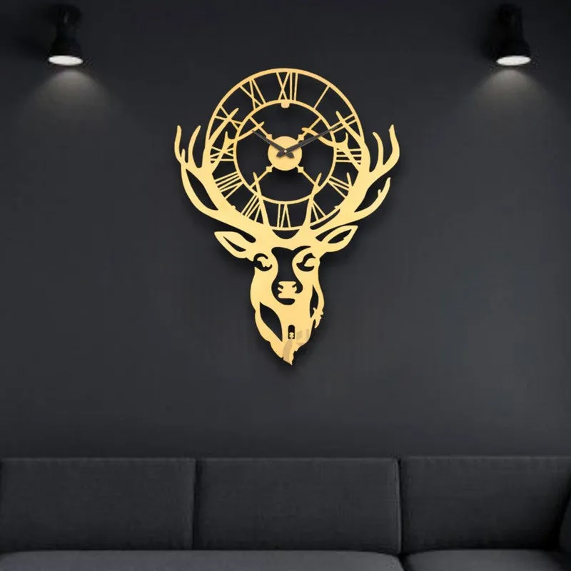 Moment Silent Wall Clock - Gold media 4