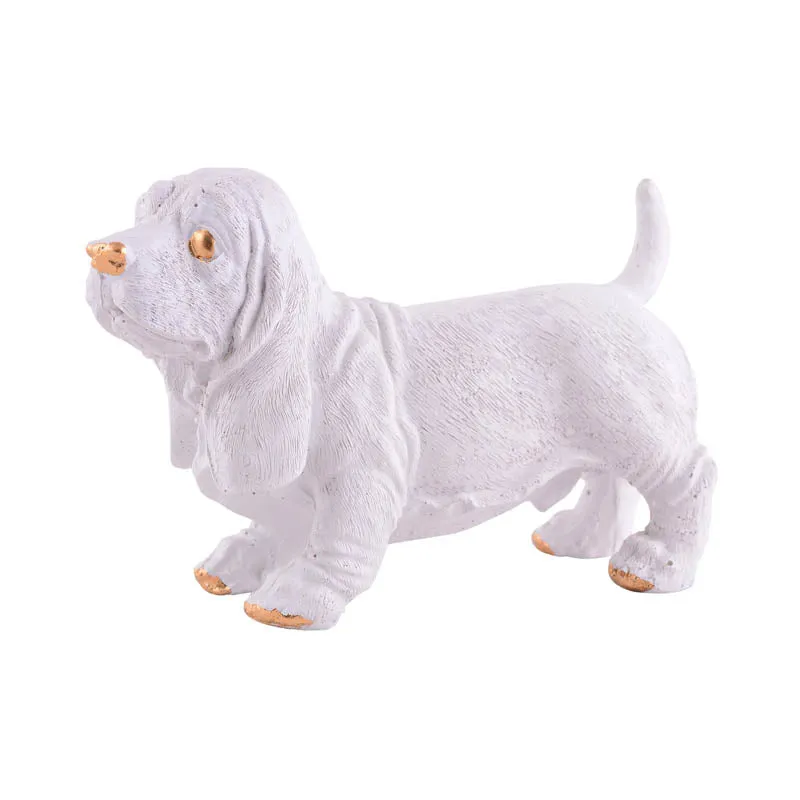 Sir Sniffs-a-lot Painted Polyresin Show Piece - White media 4